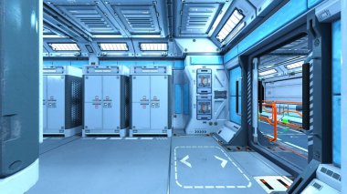 teknoloji alanı 3D CG render