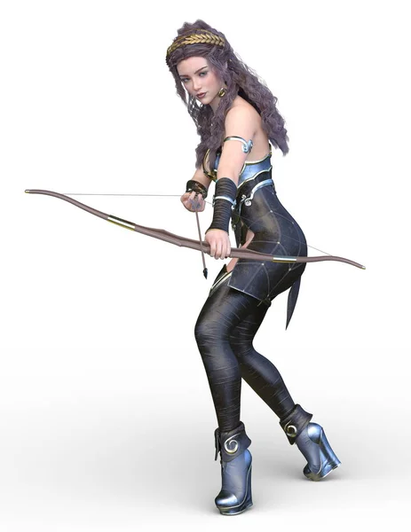 Rendering Costume Girl — Stock Photo, Image