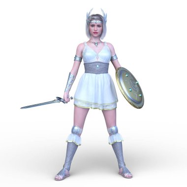 3D cg işleme seksi savaşçı