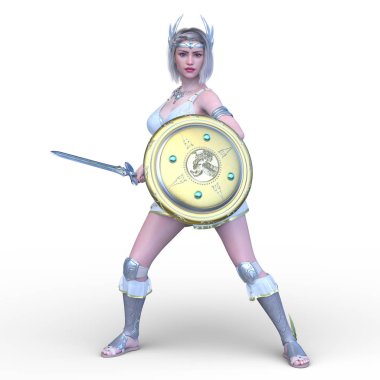 3D cg işleme seksi savaşçı