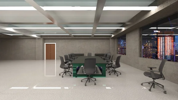 3D cg işleme Modern bina ofis