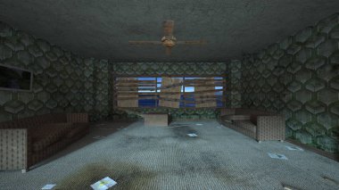 Korku evi 3d cg render