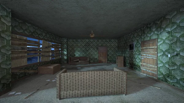 Korku evi 3d cg render