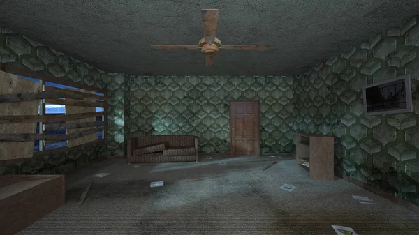 Render Dari Horror House — Stok Foto