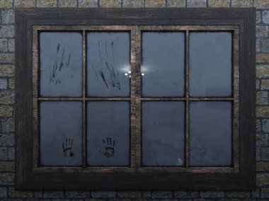 Korku evi 3d cg render