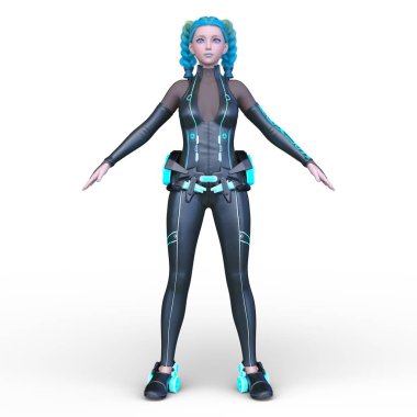 3D cg işleme kahraman 