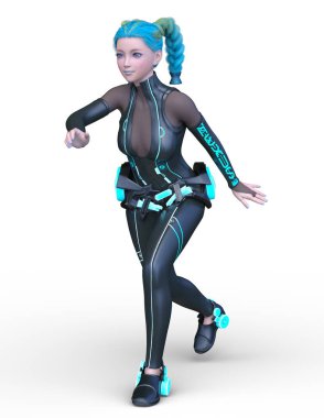 3D cg işleme kahraman 