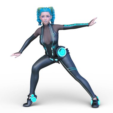 3D cg işleme kahraman 