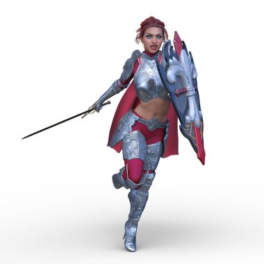 3D cg işleme seksi savaşçı