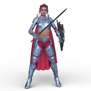 3D cg işleme seksi savaşçı