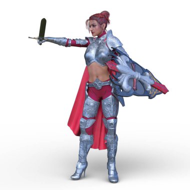 3D cg işleme seksi savaşçı