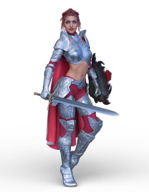 3D cg işleme seksi savaşçı