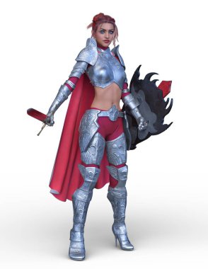 3D cg işleme seksi savaşçı