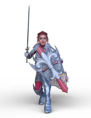 3D cg işleme seksi savaşçı