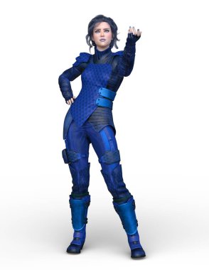 3D cg işleme kahraman 