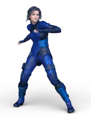 3D cg işleme kahraman 