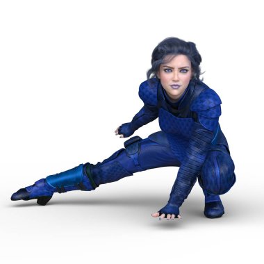 3D cg işleme kahraman 