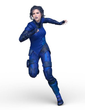 3D cg işleme kahraman 