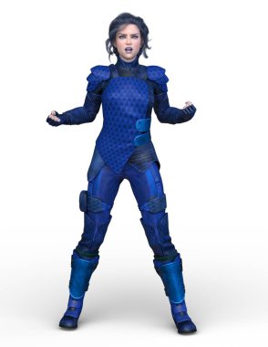 3D cg işleme kahraman 