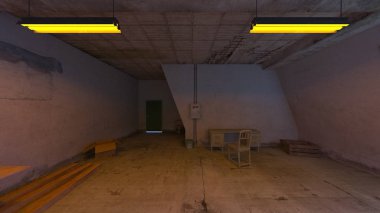 Beton binanın 3d Cg render