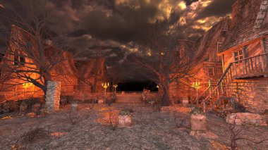 Köyün 3d Cg render