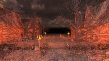 Köyün 3d Cg render