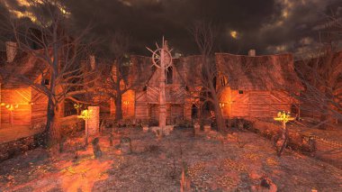 Köyün 3d Cg render