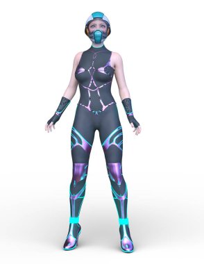 3D cg işleme kahraman 