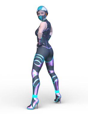 3D cg işleme kahraman 