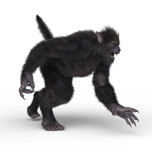 Rendering Gorilla — Foto Stock