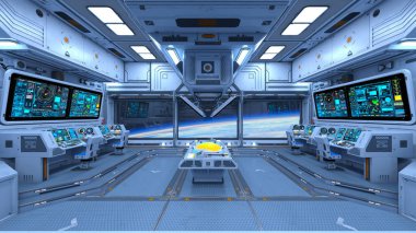 Uzay gemisi 3d cg render