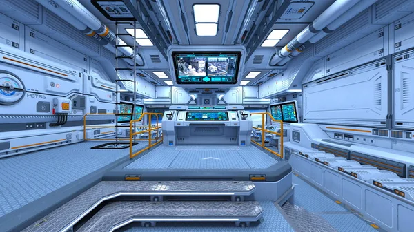 Rendering Space Ship — Stock Photo, Image