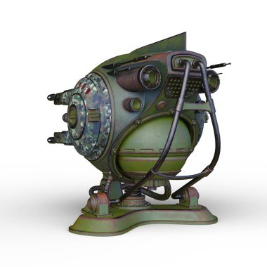 Bilimkurgu Drone Robot 3d Cg render
