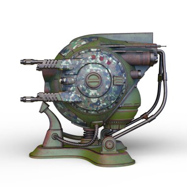 Bilimkurgu Drone Robot 3d Cg render