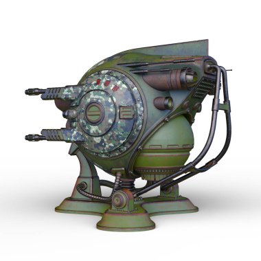 Bilimkurgu Drone Robot 3d Cg render