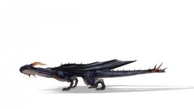 Uçan Ejderha 3D cg render