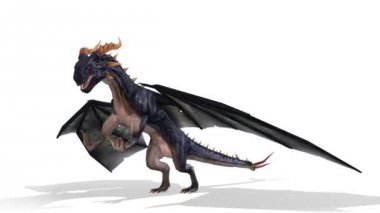 Uçan Ejderha 3D cg render