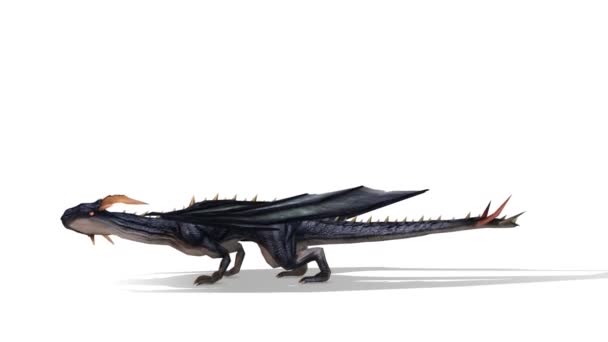 3D rendu 3D de Dragon Volant 