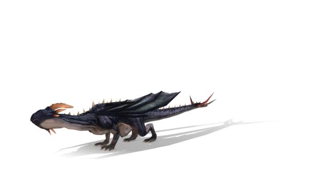 3D rendu 3D de Dragon Volant 
