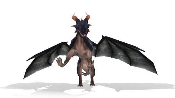 3D rendu 3D de Dragon Volant 