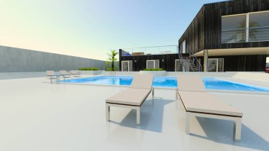 3D cg işleme ikamet 