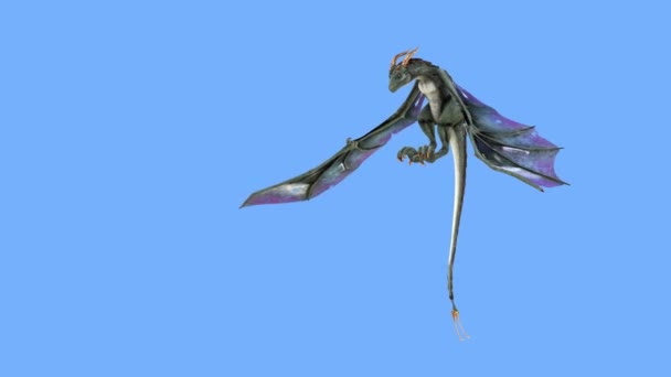 3D rendu 3D de Dragon Volant 