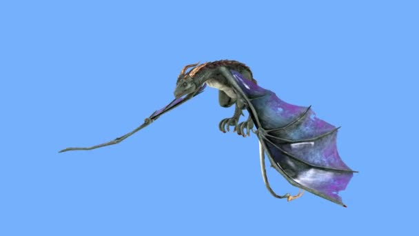 3D rendu 3D de Dragon Volant 