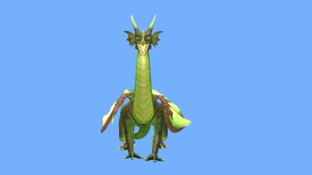 3D rendu 3D de Dragon Volant 