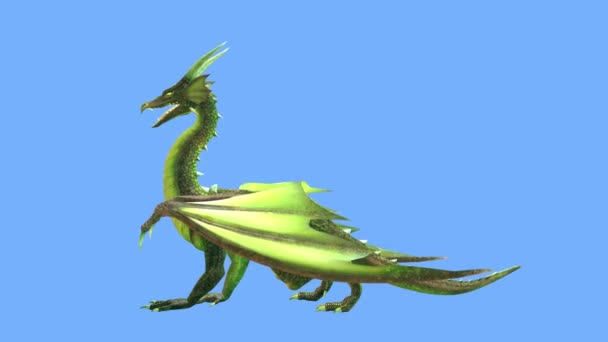 3D rendu 3D de Dragon Volant 