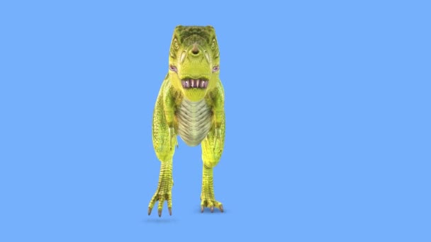 Візуалізація Динозаврів — стокове відео