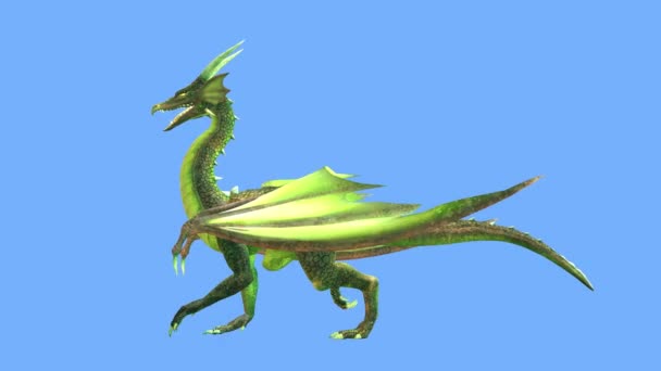 3D rendu 3D de Dragon Volant 
