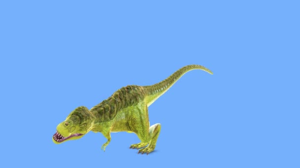 Rendering Van Dinosaurus — Stockvideo