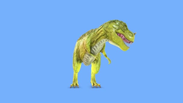 Rendering Dinosaurie — Stockvideo