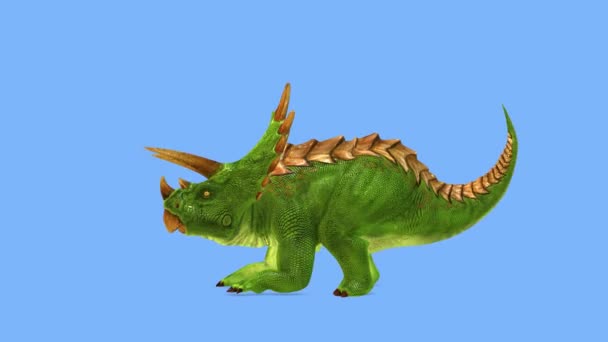 恐龙的3Dcg渲染 — 图库视频影像